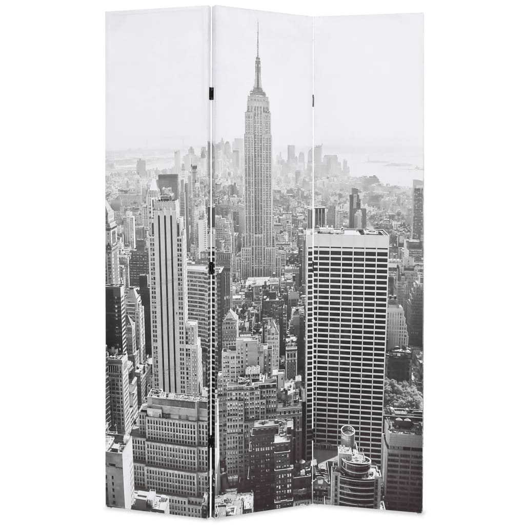 vidaXL-Kamerscherm-New-York-bij-daglicht-120x170-cm-zwart-en-wit