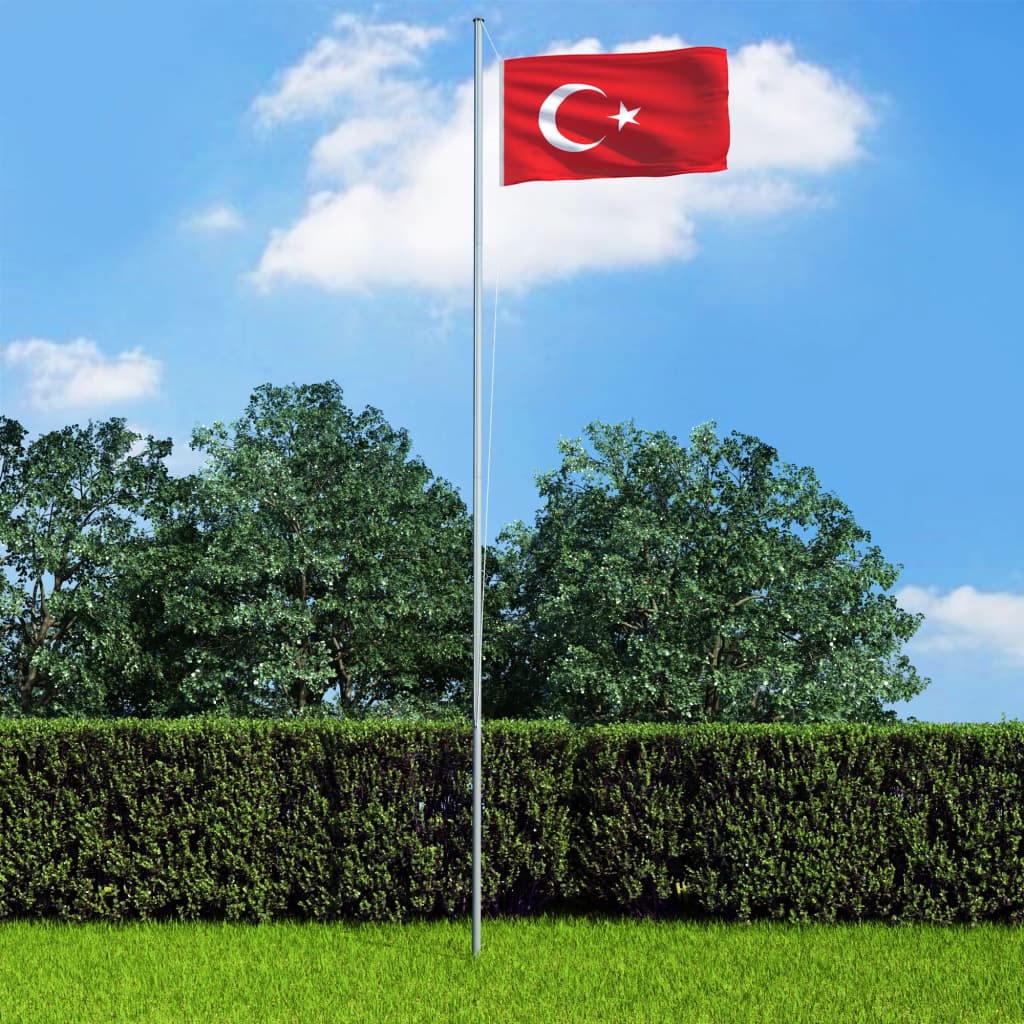 vidaXL-Vlag-Turkije-90x150-cm