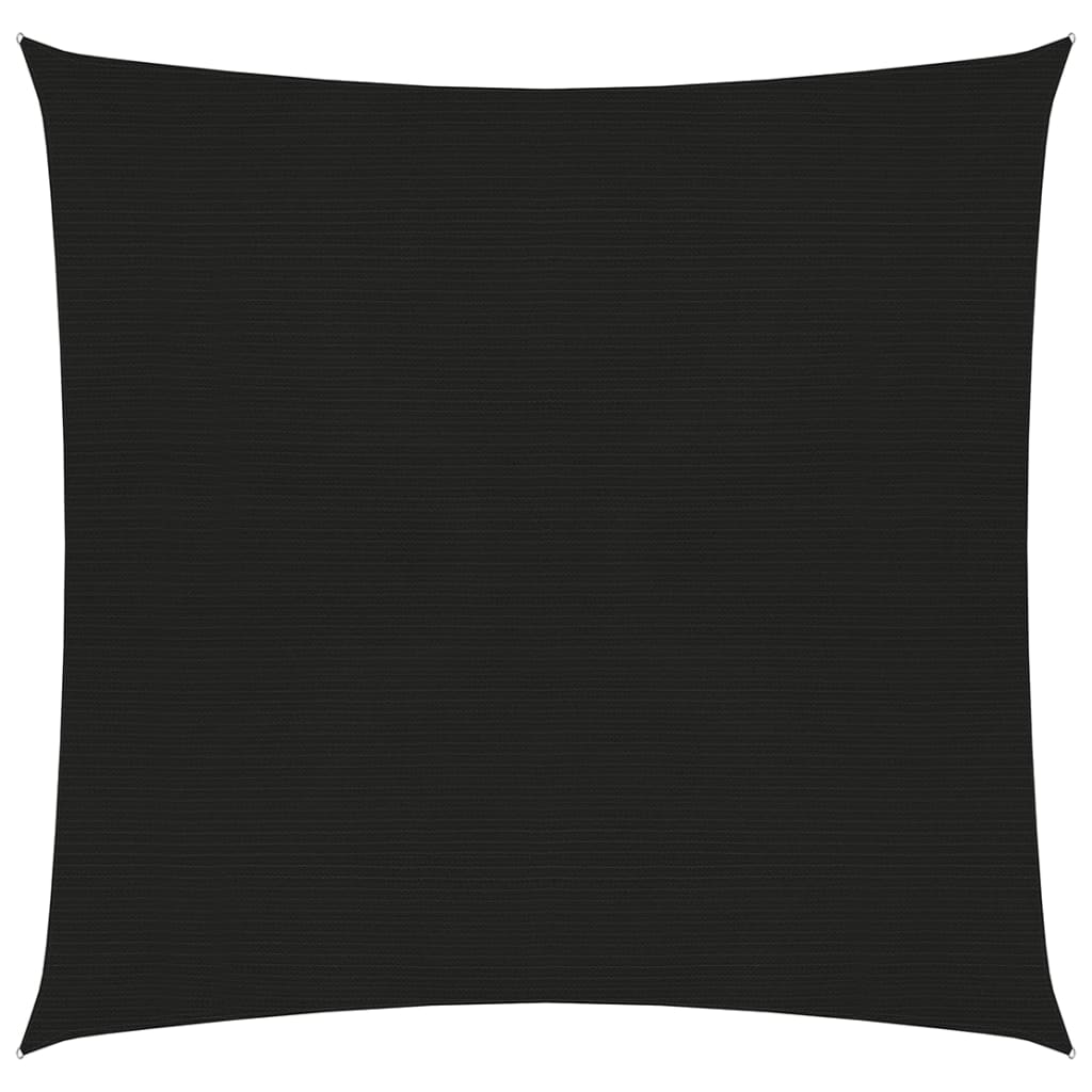 vidaXL-Zonnezeil-160-g/m²-4x4-m-HDPE-zwart