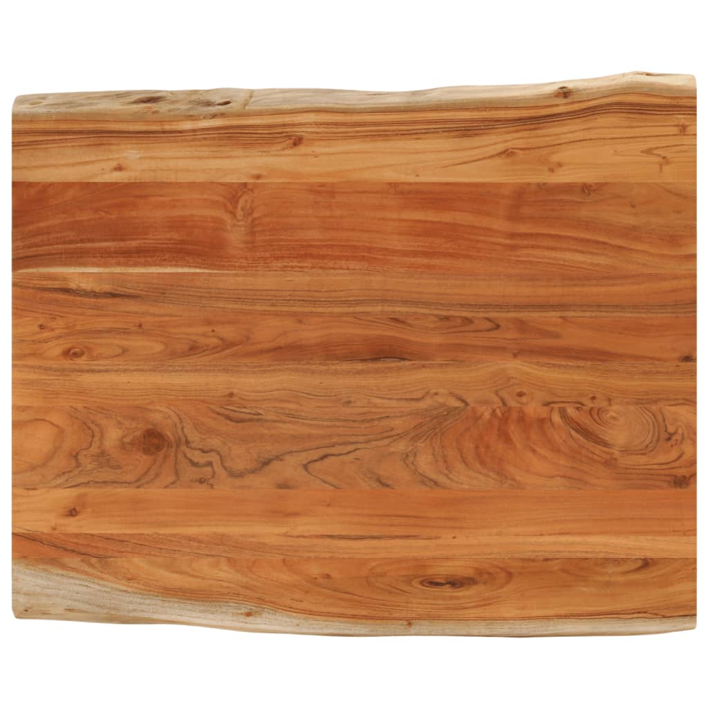 Tafelblad rechthoekig natuurlijke rand 110x80x2,5 cm acaciahout