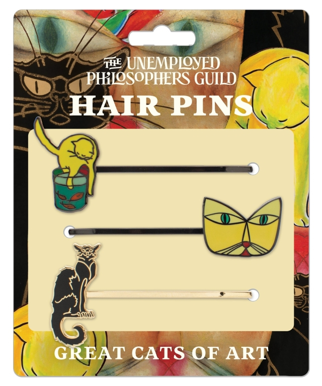 Haarspelden - Katten uit kunst