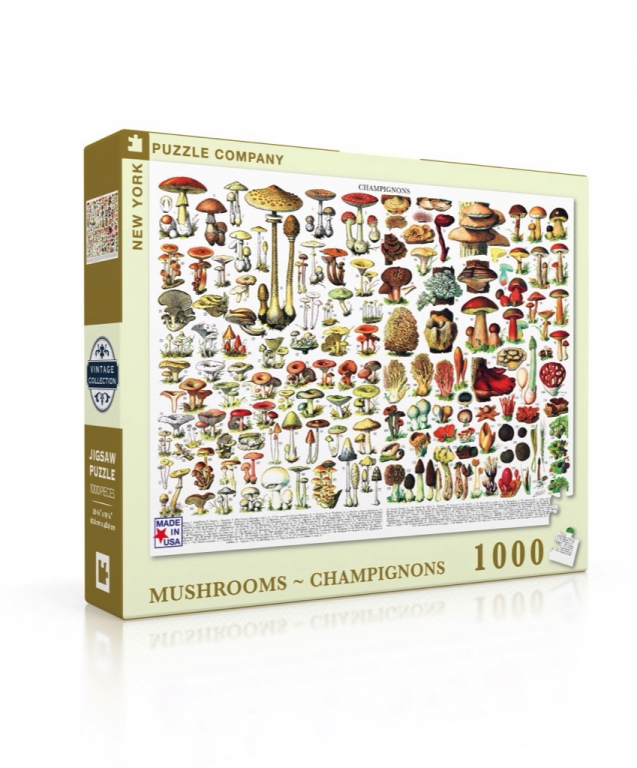 New York Puzzle Company Mushrooms ~ Champignons - 1000 pieces