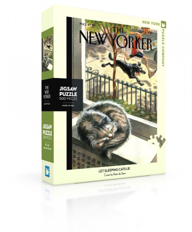 New York Puzzle Company Let Sleeping Cats Lie - 500 pieces
