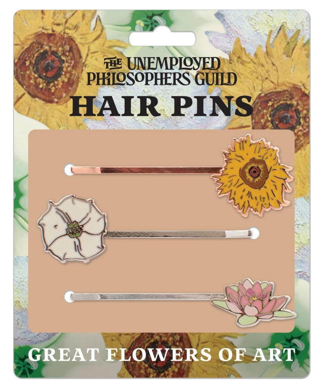 Haarspelden - Bloemen uit de kunst