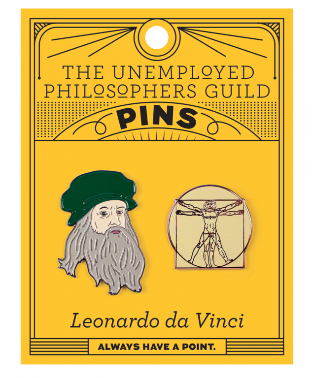 UPG Pins - Leonardo and Vetruvian Man