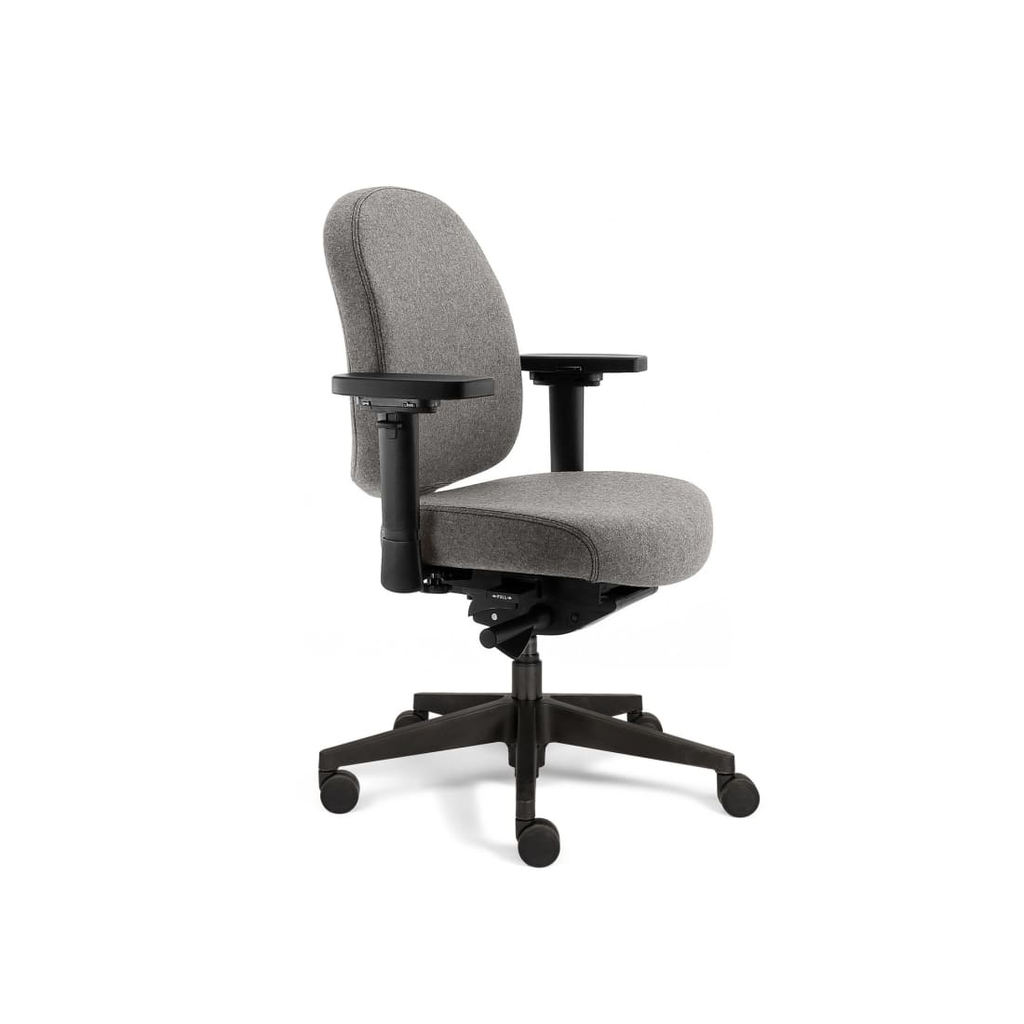 Sit And Move Therapod X Compact Lichtgrijs - Bureaustoel Wolvilt Fenice