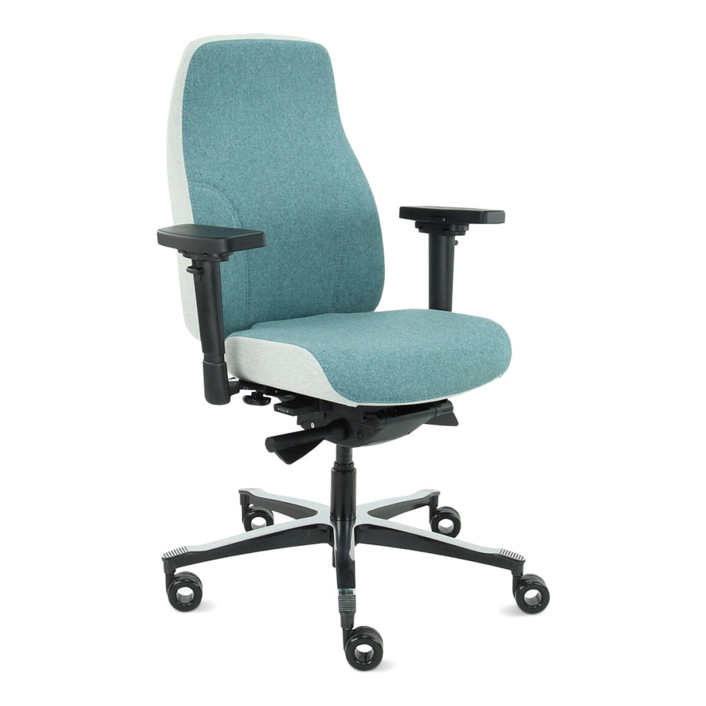 Sit And Move Therapod X2 Azure - Bureaustoel Facet Wol Azure/Ashgrey