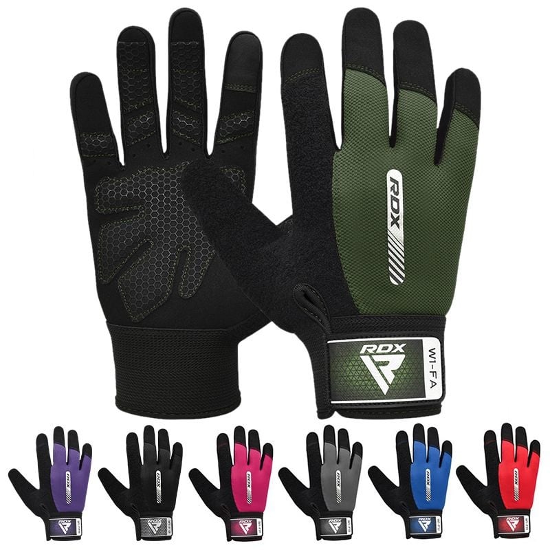 RDX Sports Fitness Handschoenen W1 - Full Finger Paars - L