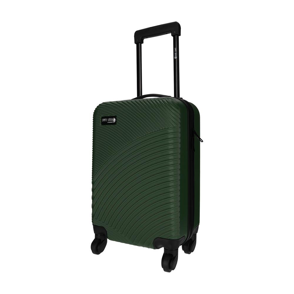 Nörlander Reiskoffer 31L - Handbagage koffer - Duurzaam rPet - Groen