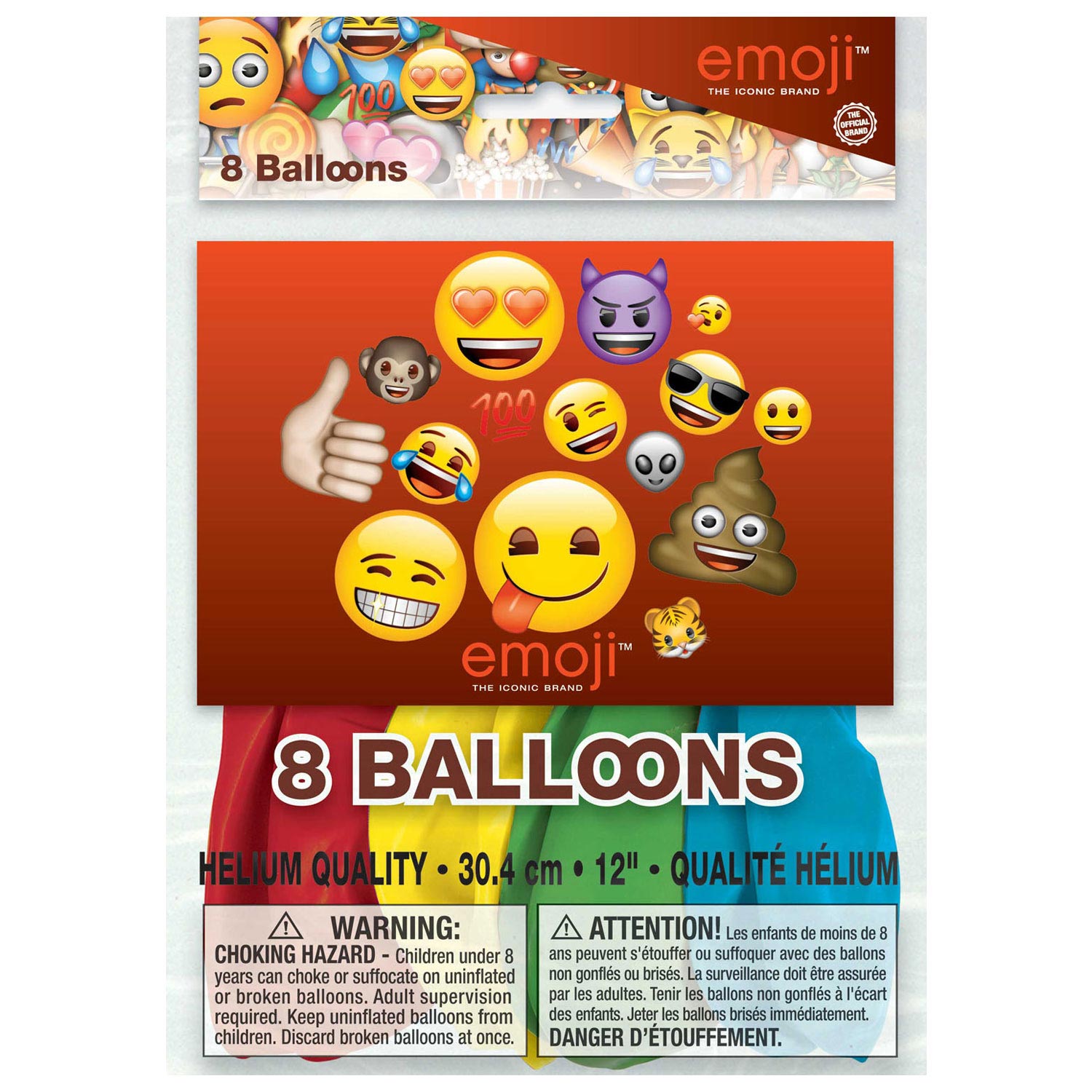 Ballon Emoji | 8 stuks