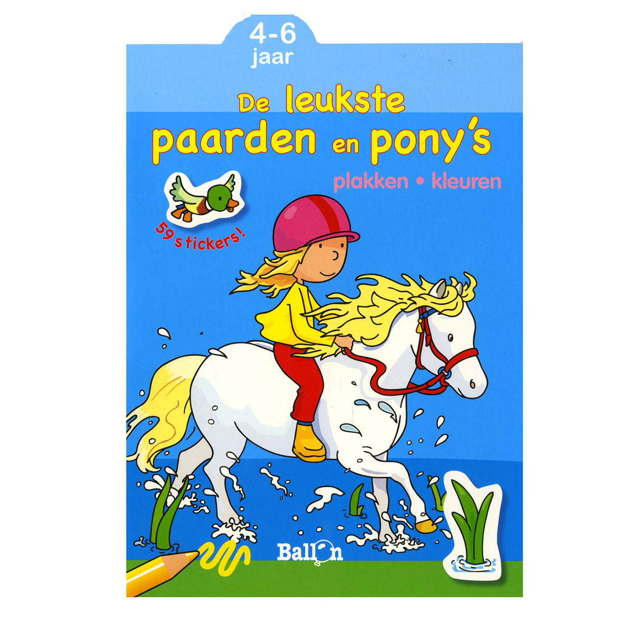 De Leukste Paarden en Pony's Plakken & Kleuren