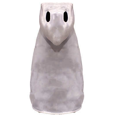 Croci Halloween hondencape tricky ghost / spook -  25 cm - 2 zijde