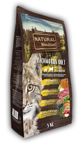 NATURAL WOODLAND CAT / KITTEN BACKWOODS DIET 5 KG