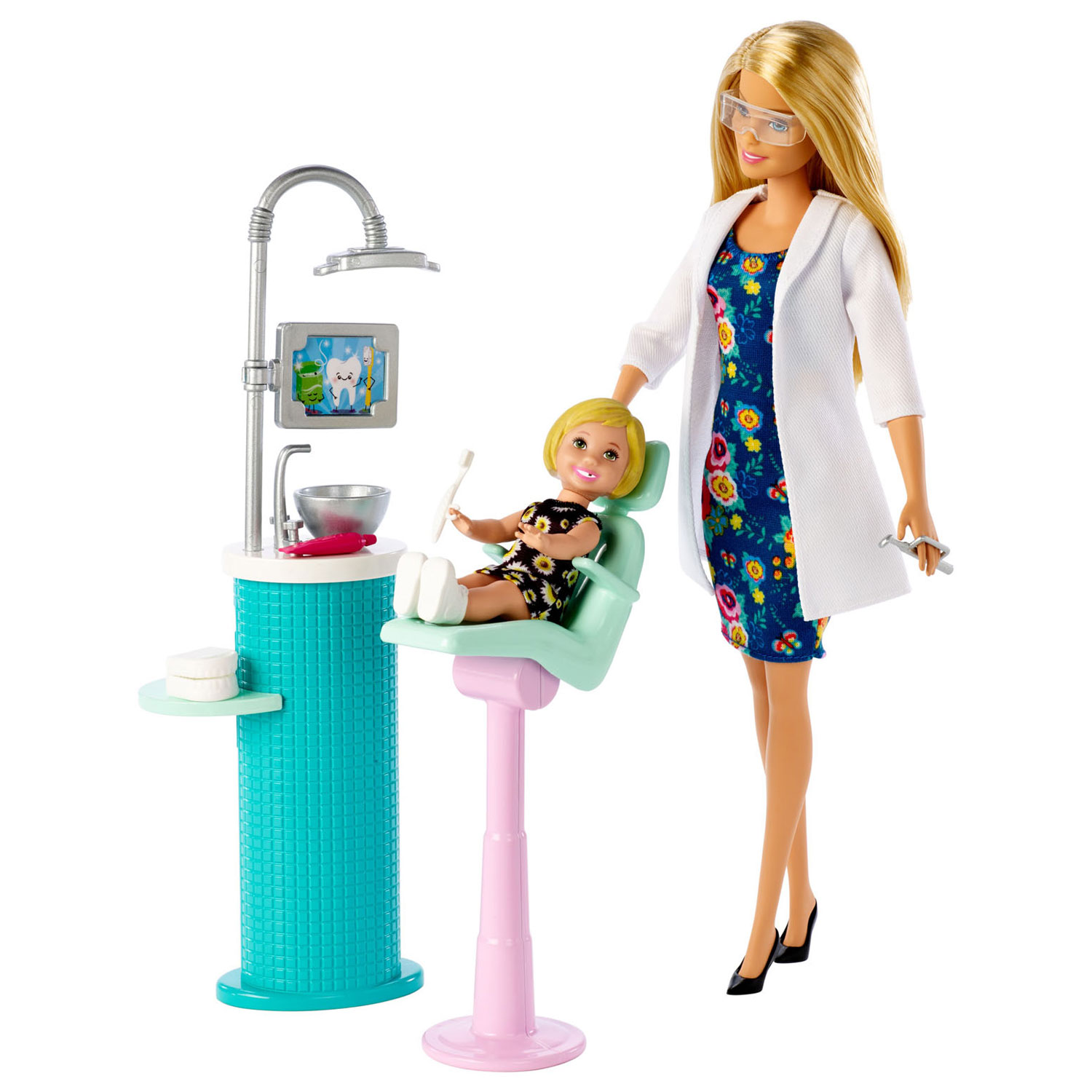 Barbie Careers Tandarts Speelset - Barbie Pop met Accessoires