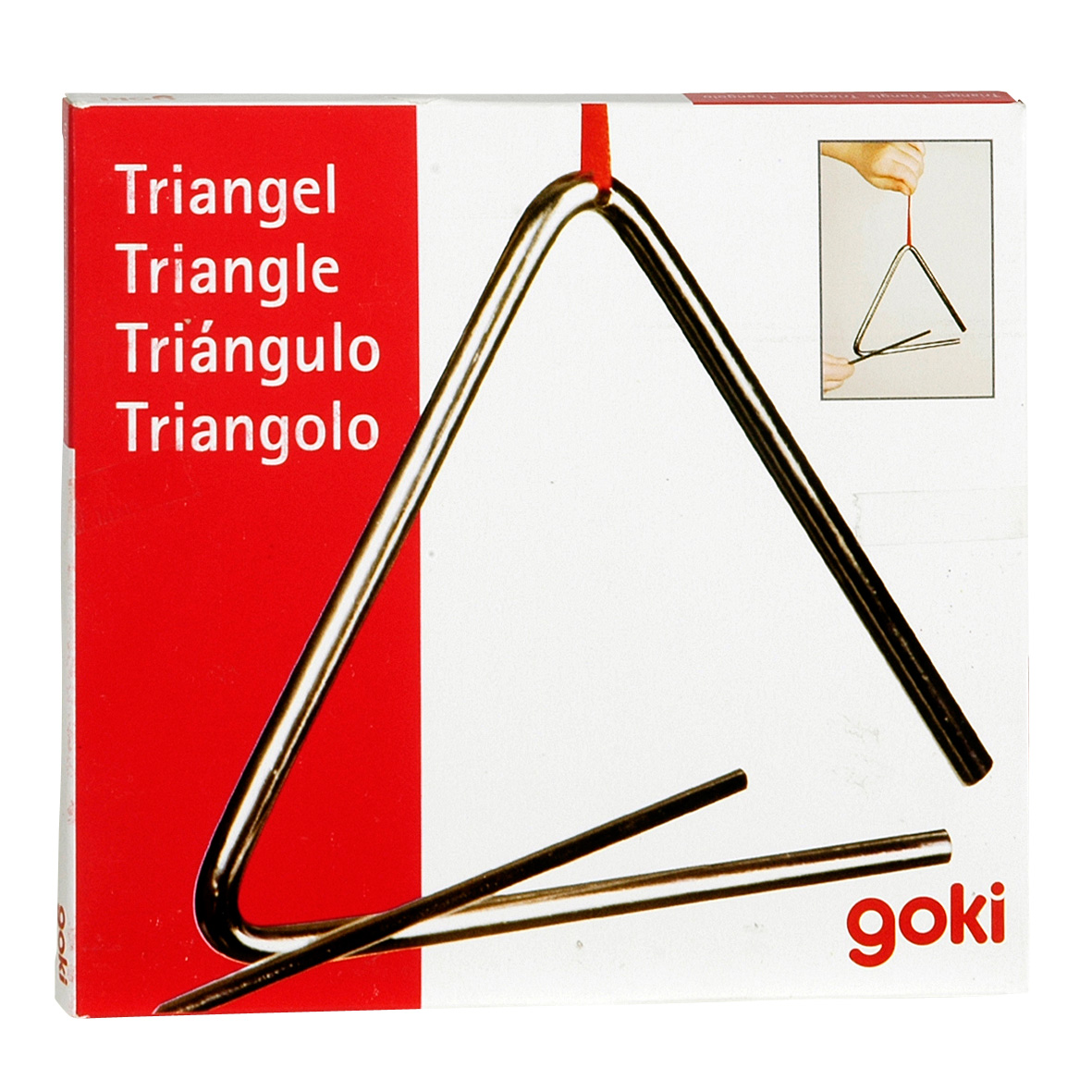 Goki Triangel - Speelgoedinstrument - Metaal - 16 cm