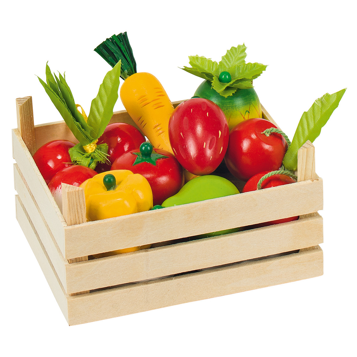Goki Kistje met groente en fruit - 10-delig