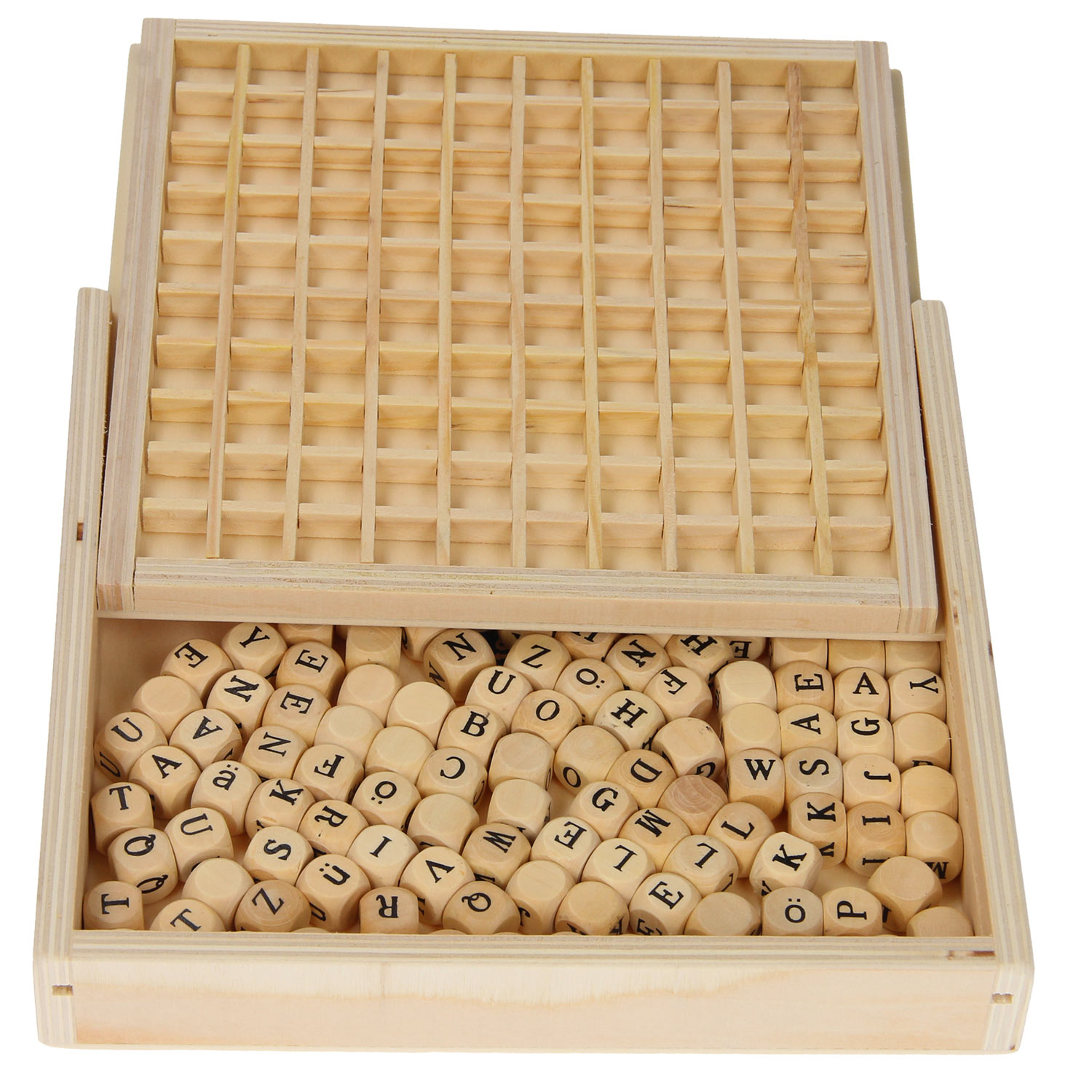 Small Foot Company - Woorden vormen - 145 houten letters van FSC® 100% - Hout