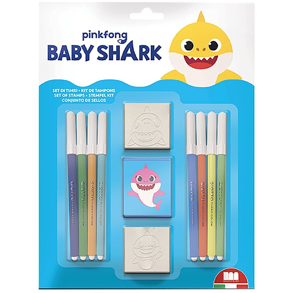 Baby Shark Stempelset 11-delig