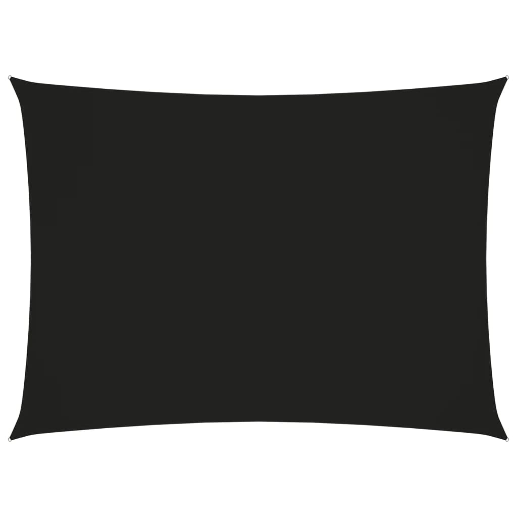 Zonnescherm rechthoekig 2x3,5 m oxford stof zwart