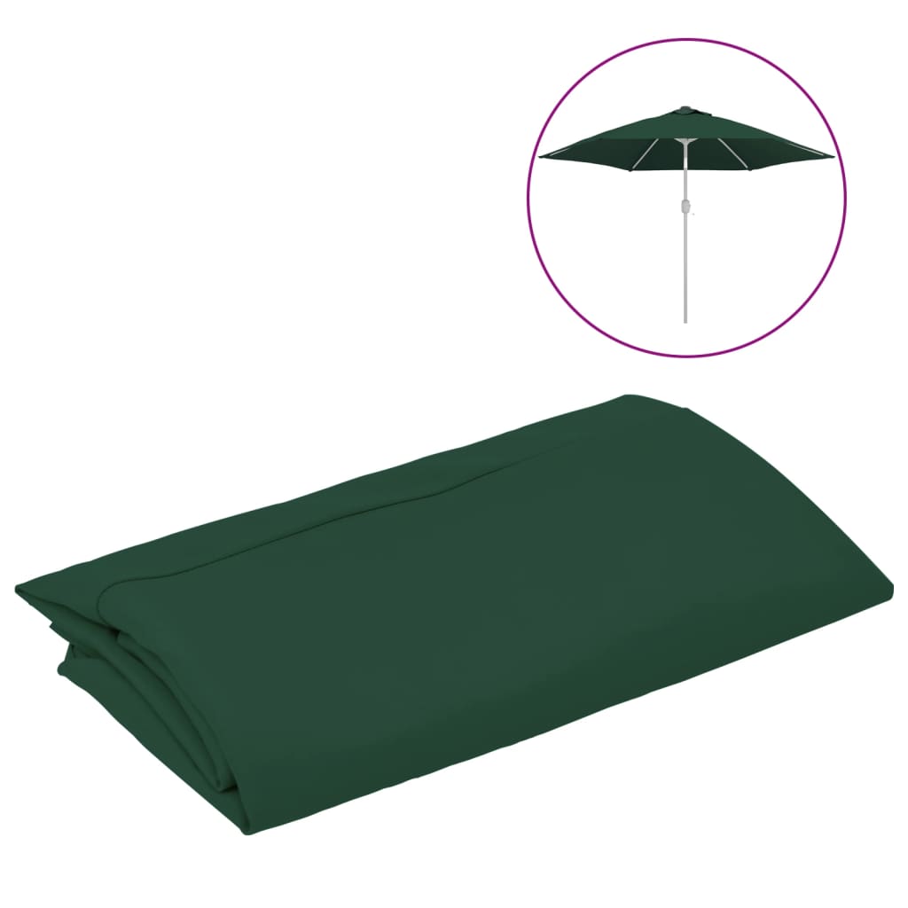 Vervangingsdoek voor parasol 300 cm groen