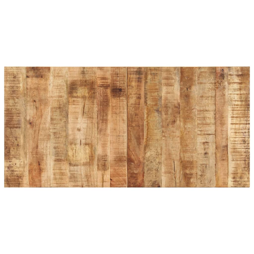 Tafelblad 120x60x(2,5-2,7) cm ruw mangohout