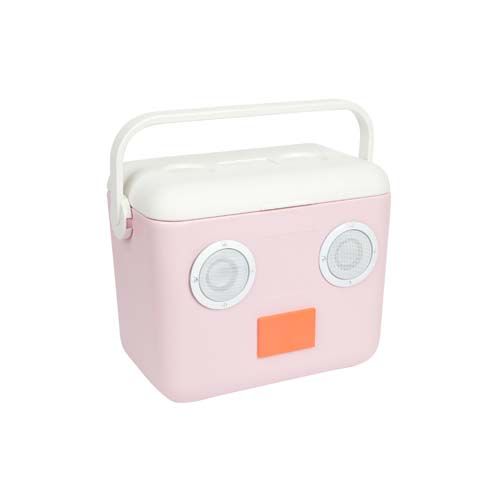Beach Accessories Koelbox Sounds met Speaker Bluetooth Pink