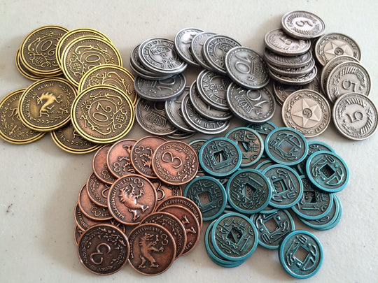 Scythe Metal Coins - EN