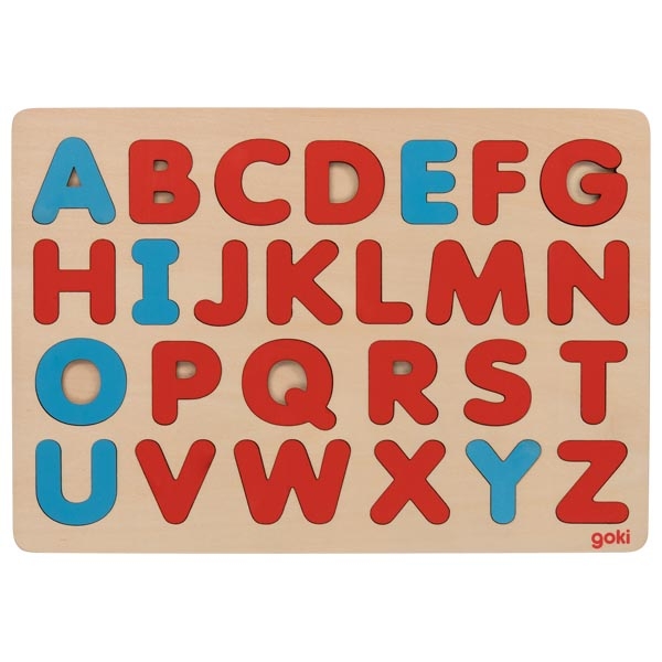 Alfabet puzzel in Montessori-stijl - Goki (57453)