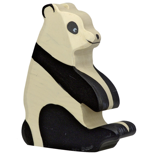 Pandabeer, zittend - Holtztiger (80191)