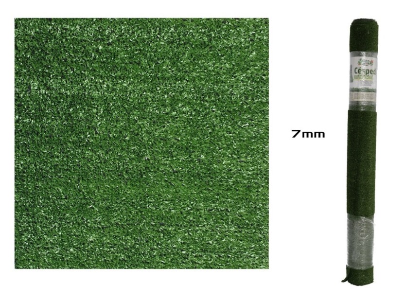 Kunstgras - Grastapijt 100x300cm - 7mm - Artificial Grass - Grastapijt voor binnen en buiten - Geschikt voor tuin, balkon, terras of speelhoek